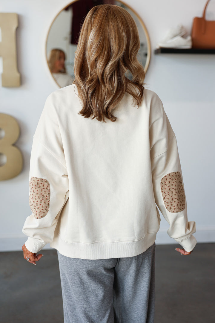 Elbow Patch Sweatshirt