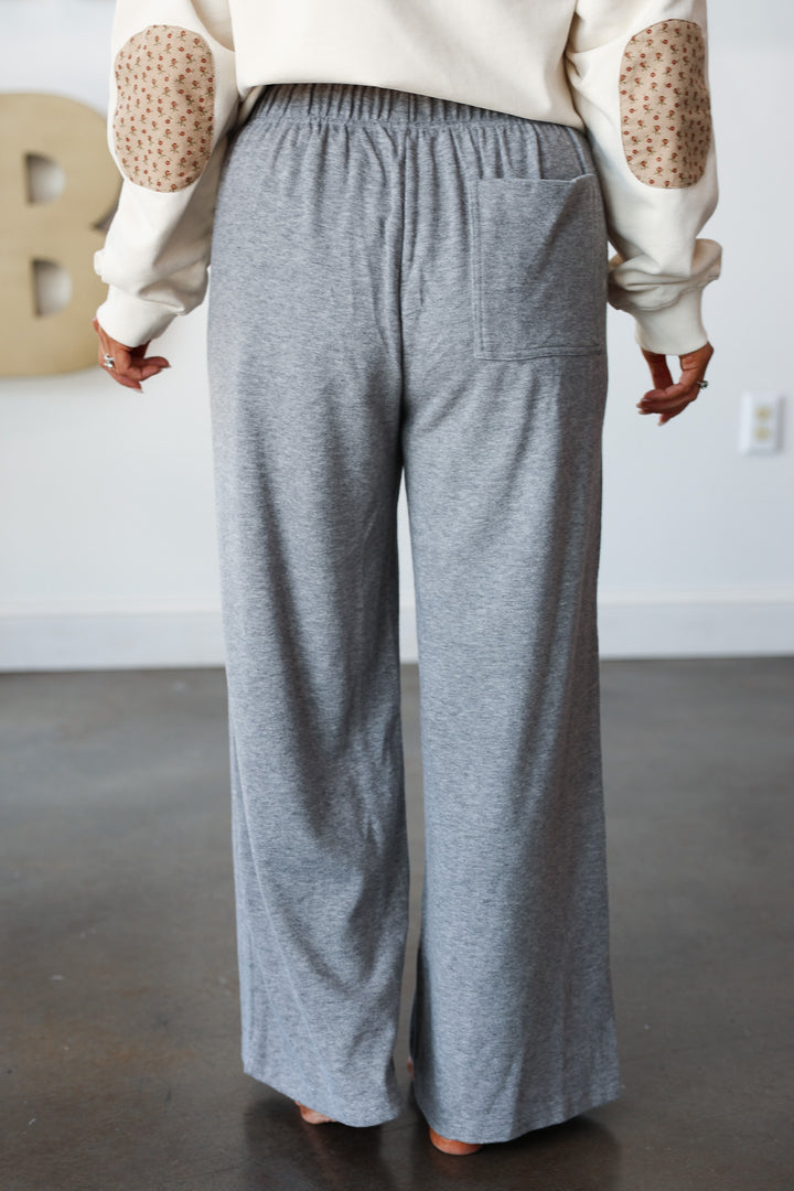 Soft Knit Pants - Gray