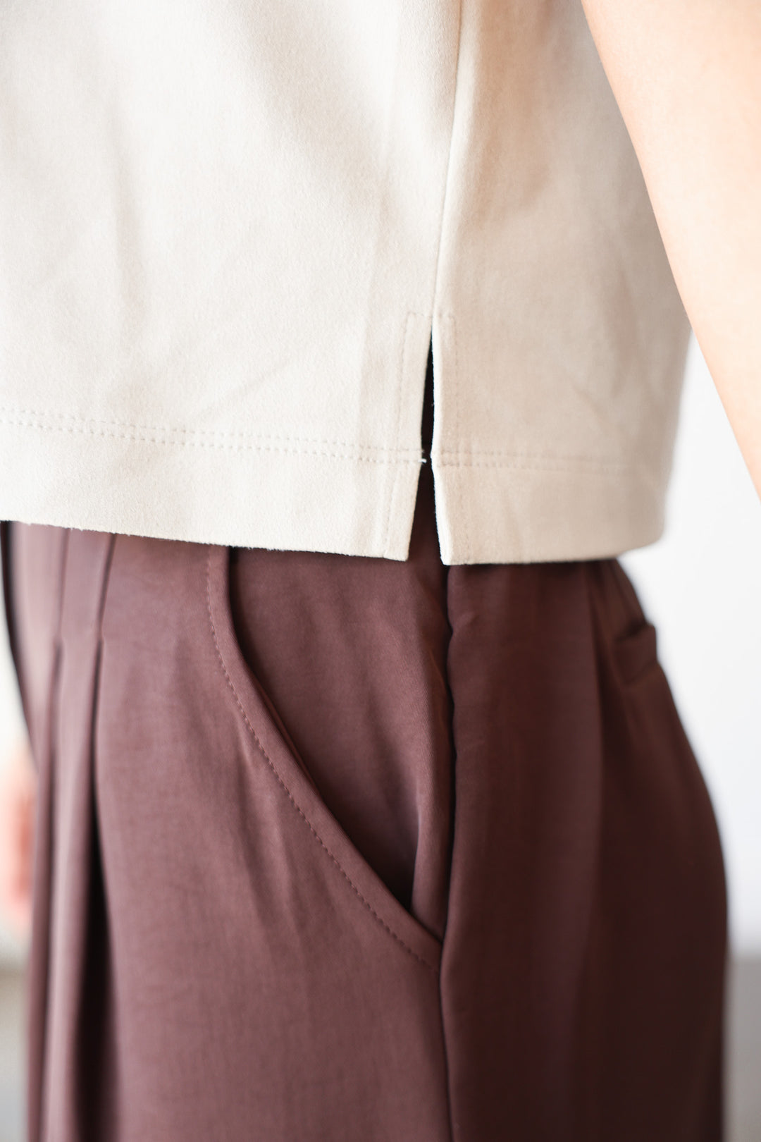 Steve Madden Ezra Top - Bone