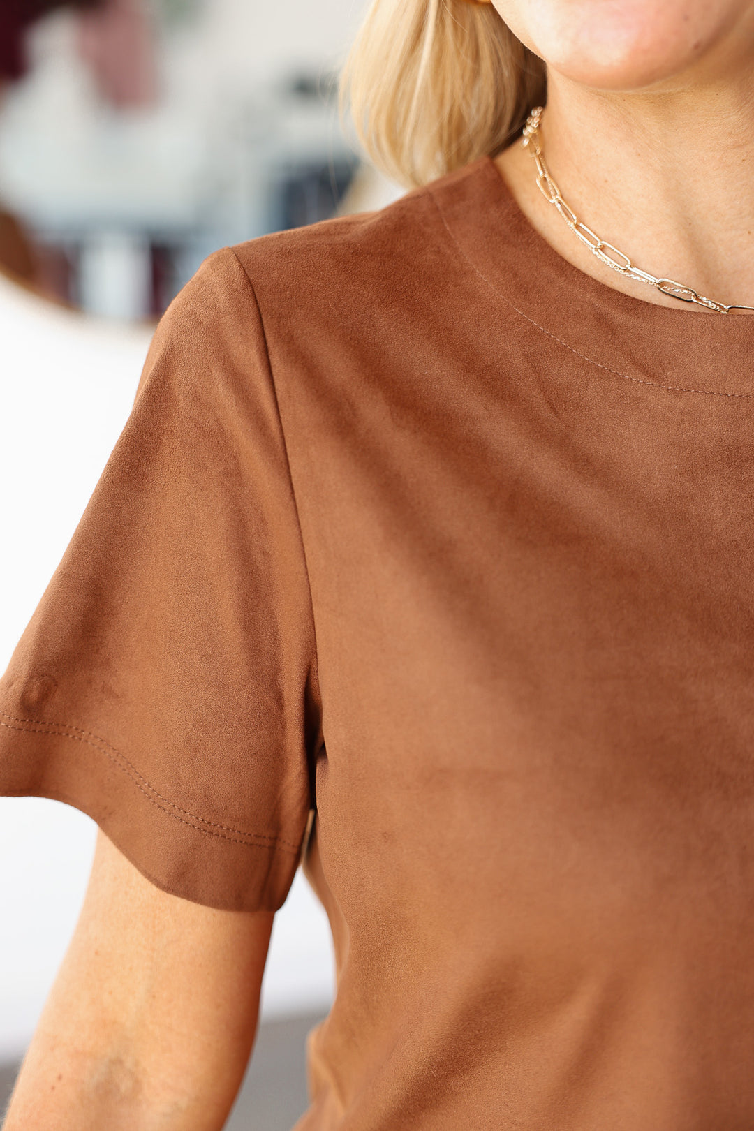 Steve Madden Ezra Top - Coffee