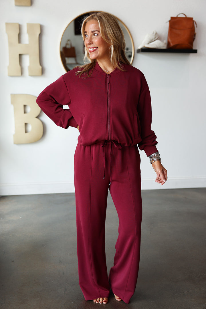 Soft Modal Pants - Rosewood