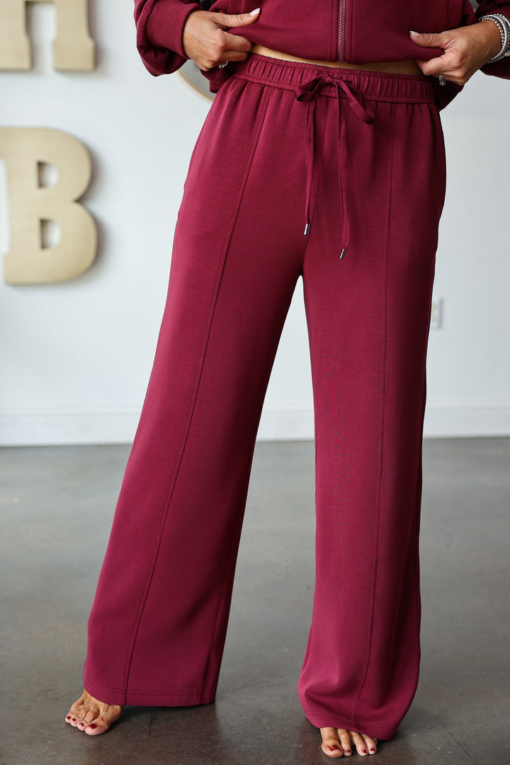Soft Modal Pants - Rosewood