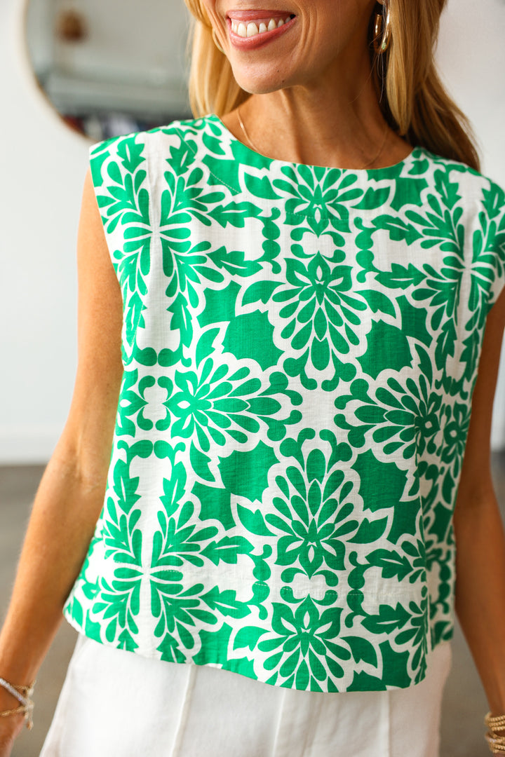 Printed Tank - Green