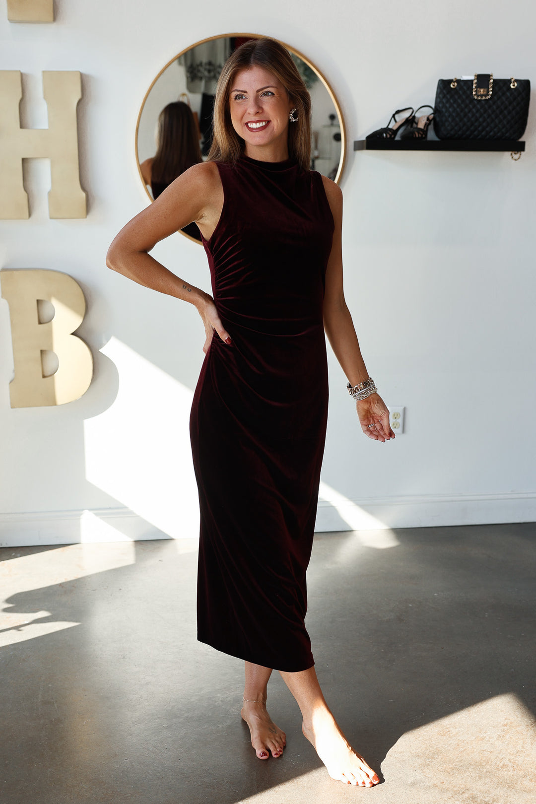 Steve Madden Mo Dress - Wine