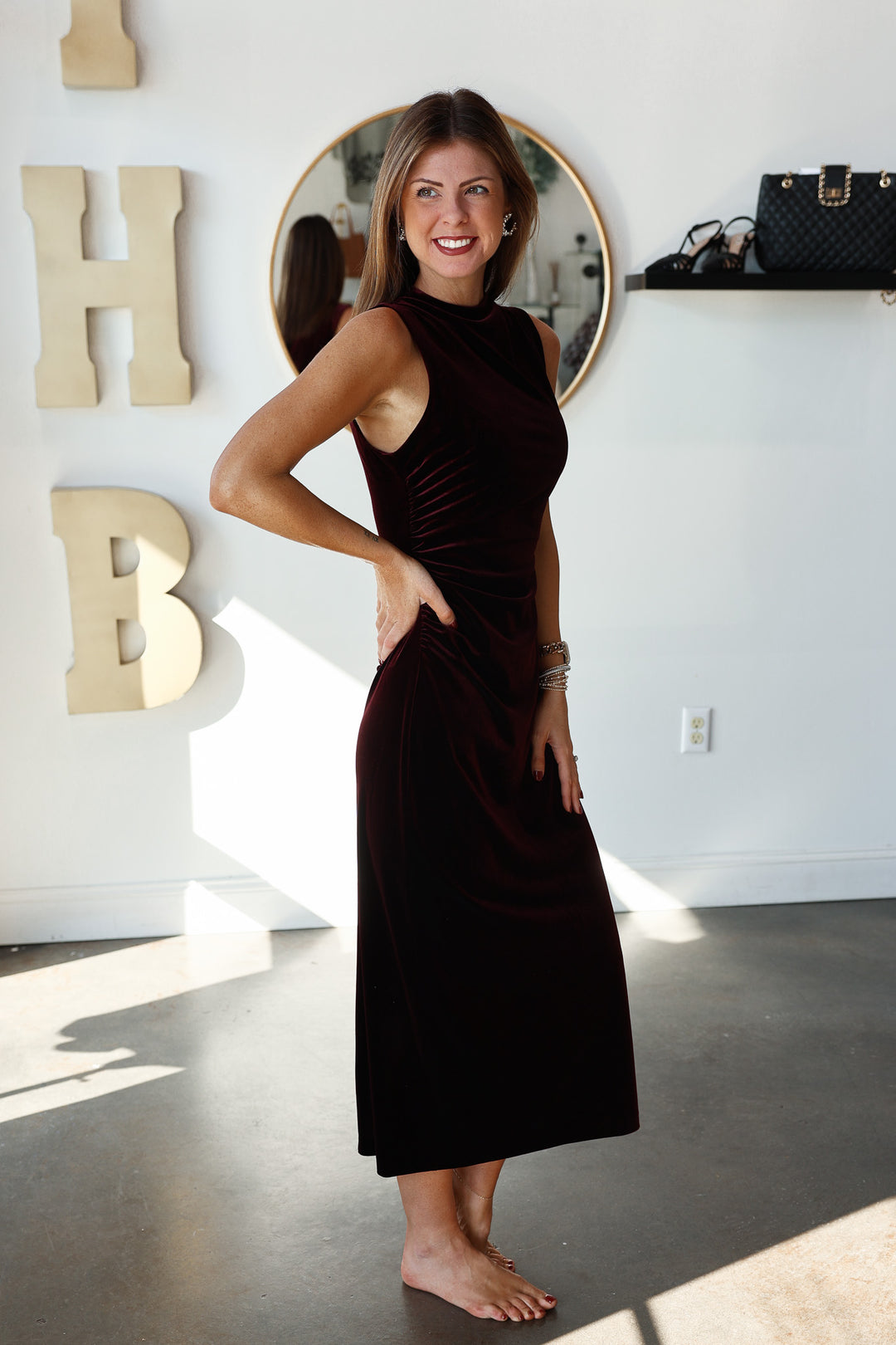 Steve Madden Mo Dress - Wine