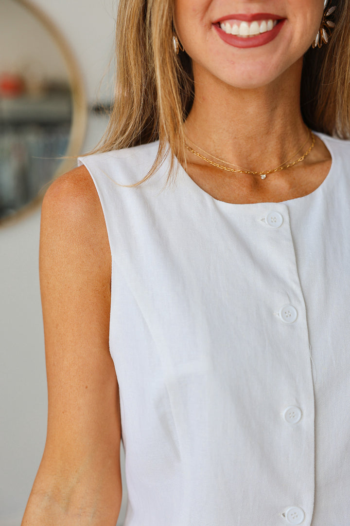 Steve Madden Wesley Top - White