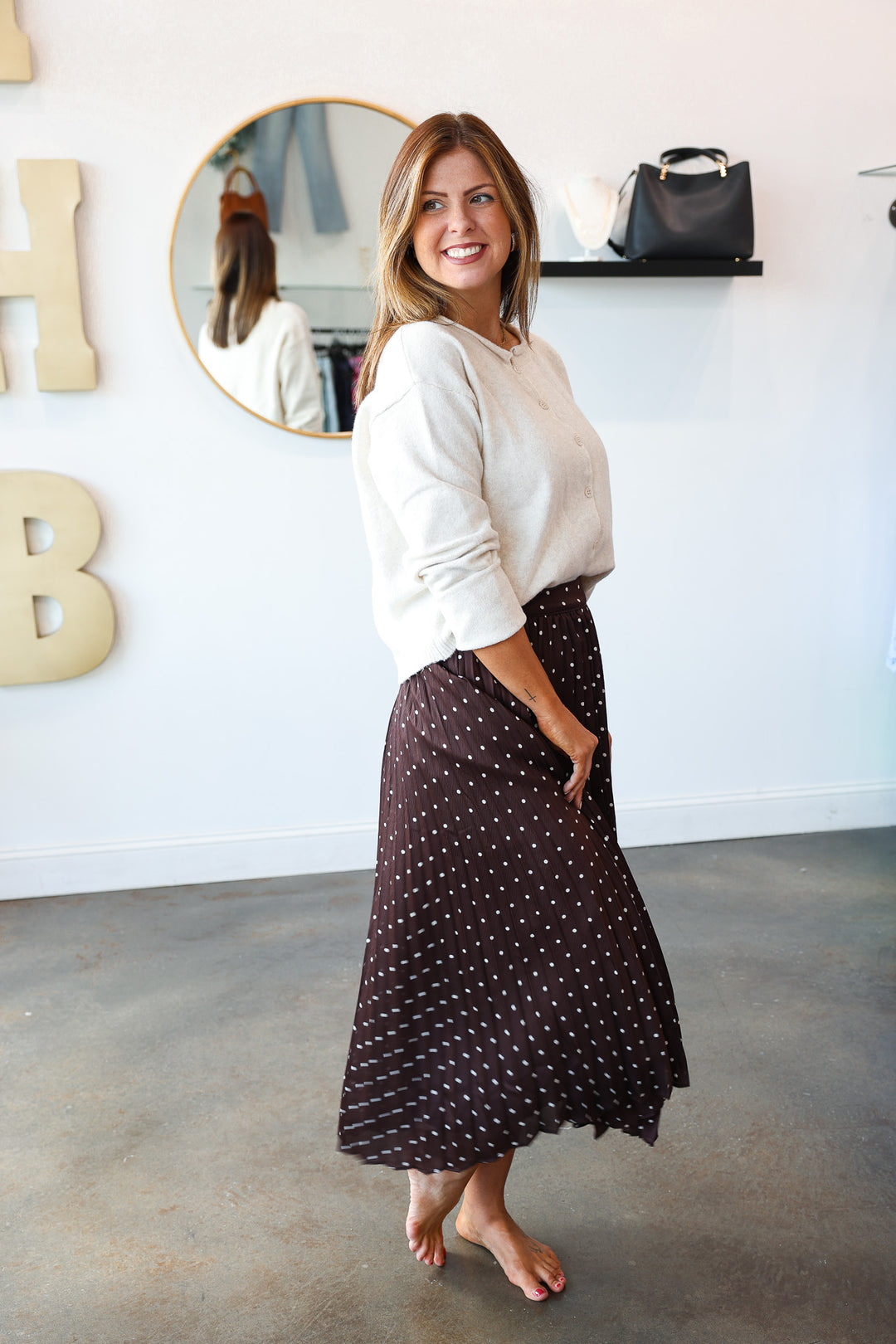 Button Front Cardigan - Cream