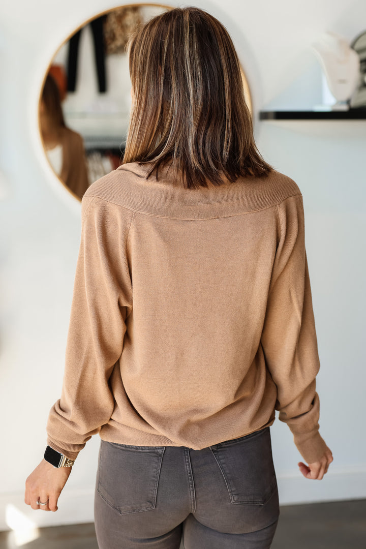 Sweater Cardigan - Latte