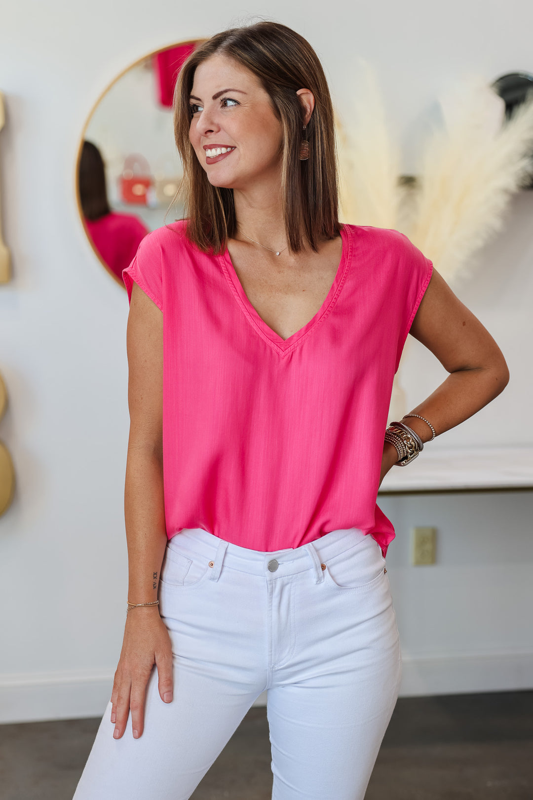 Dear John Yanis Top - Pink