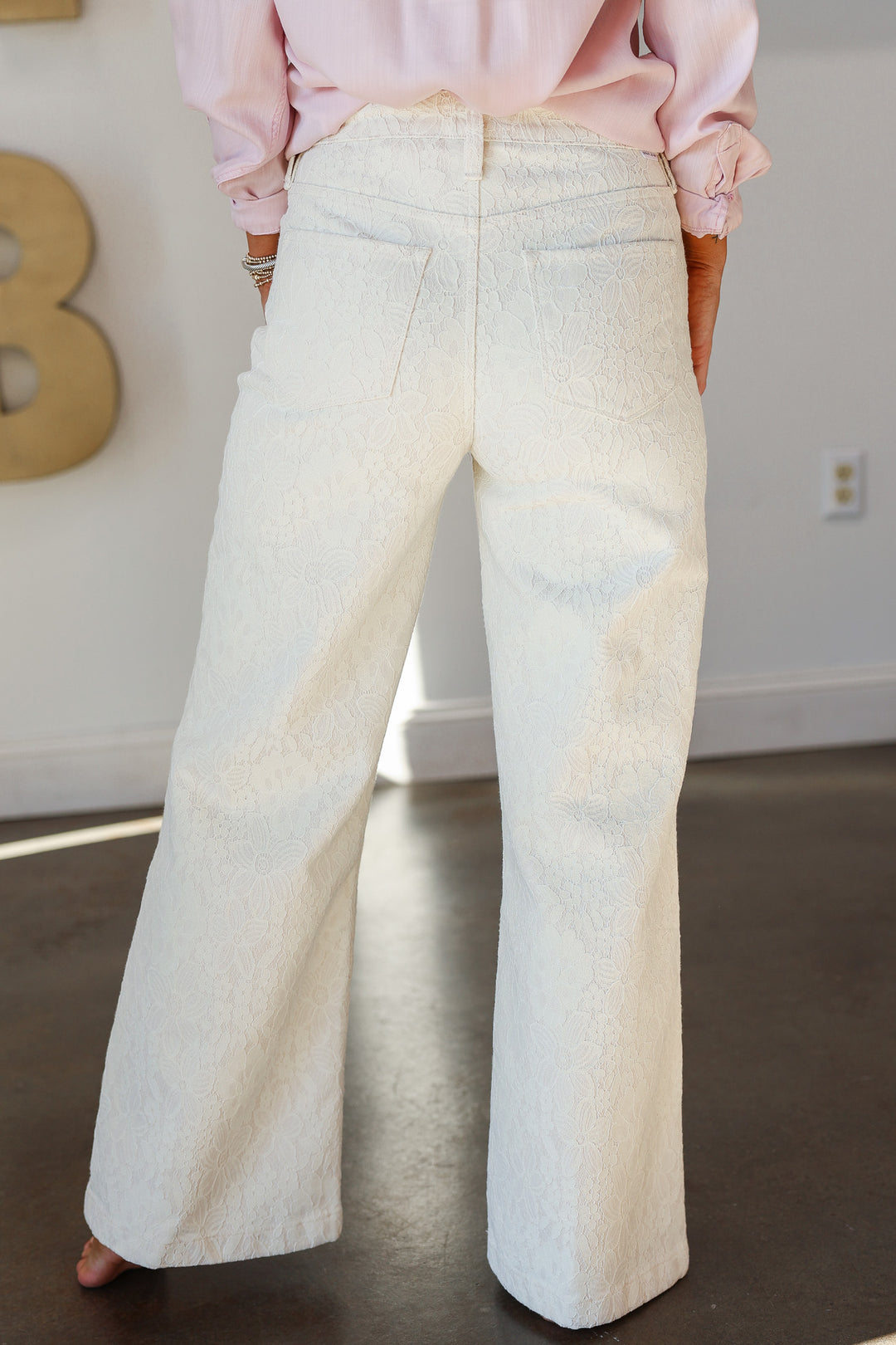 Dear John Fiona Jeans - Wheat Lace