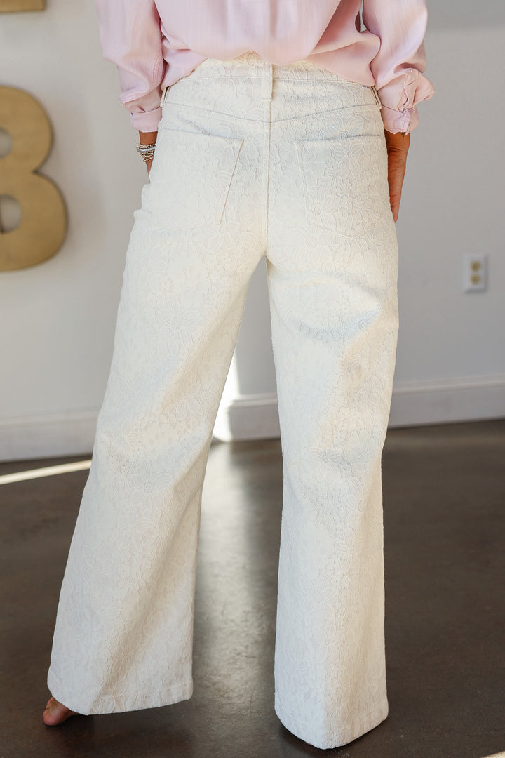 Dear John Fiona Jeans - Wheat Lace