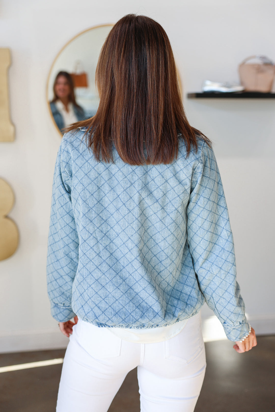 Denim Quilted Jacket