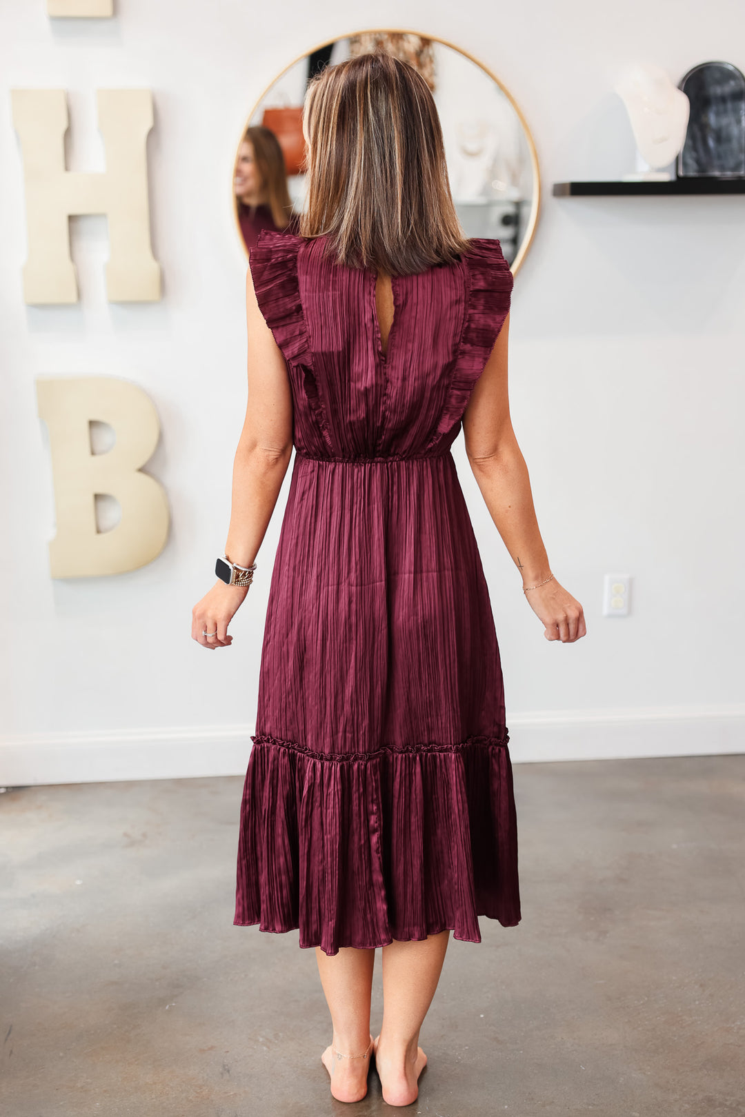 Steve Madden Wednesday Dress - Wine