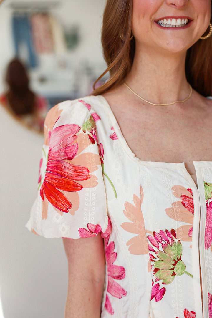 Fit & Flare Floral Dress