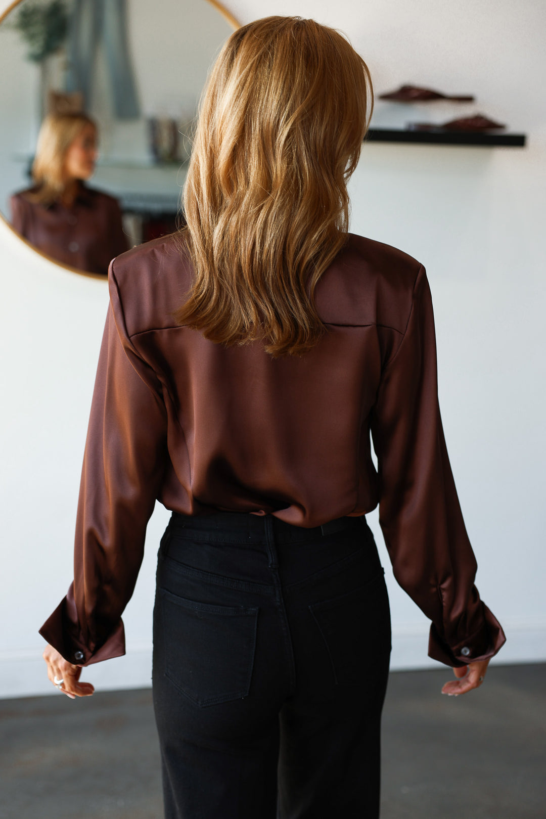 Steve Madden Mare Top - Shaved Chocolate