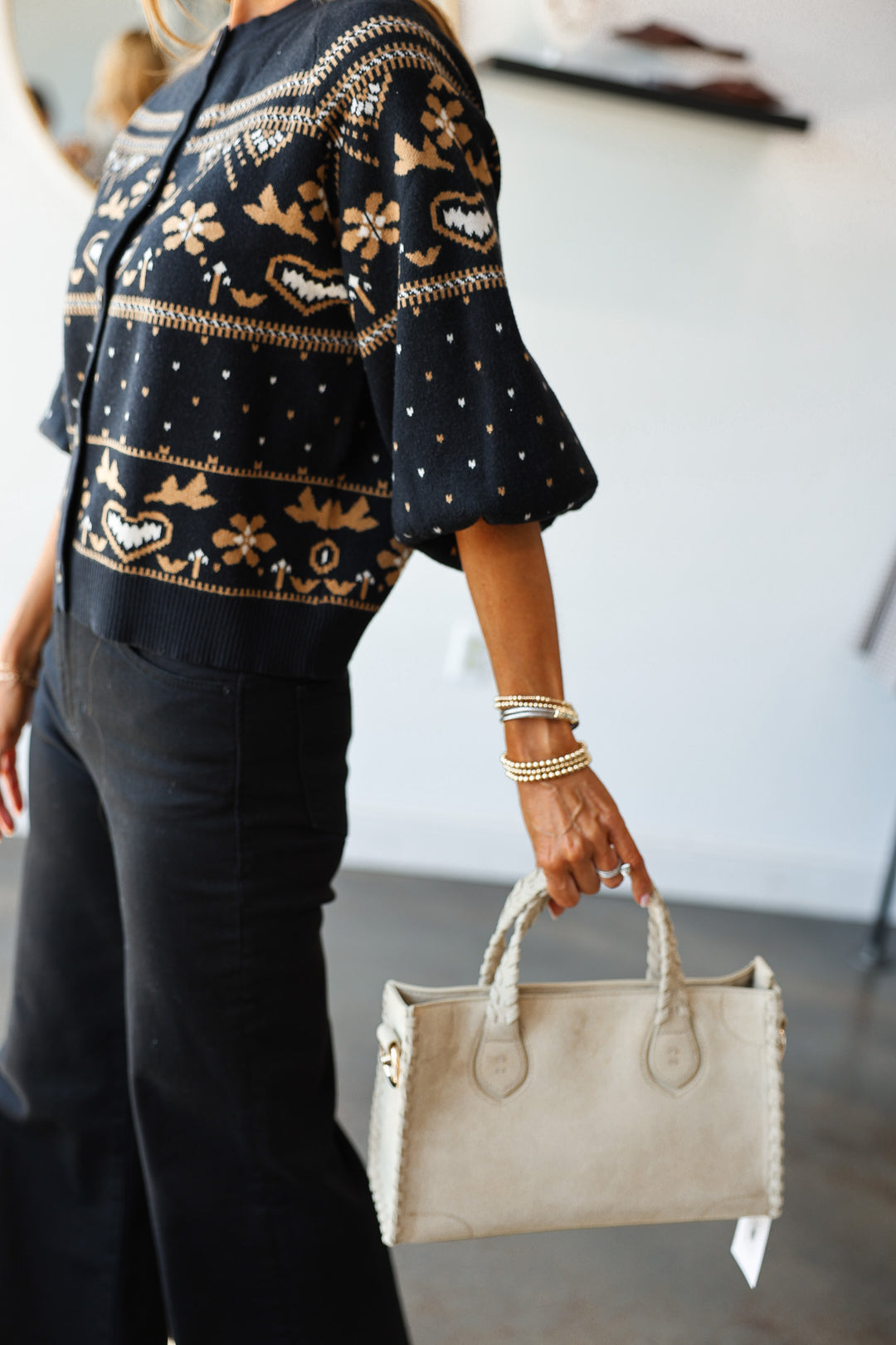 Shu Shop Dali Bag - Taupe Suede