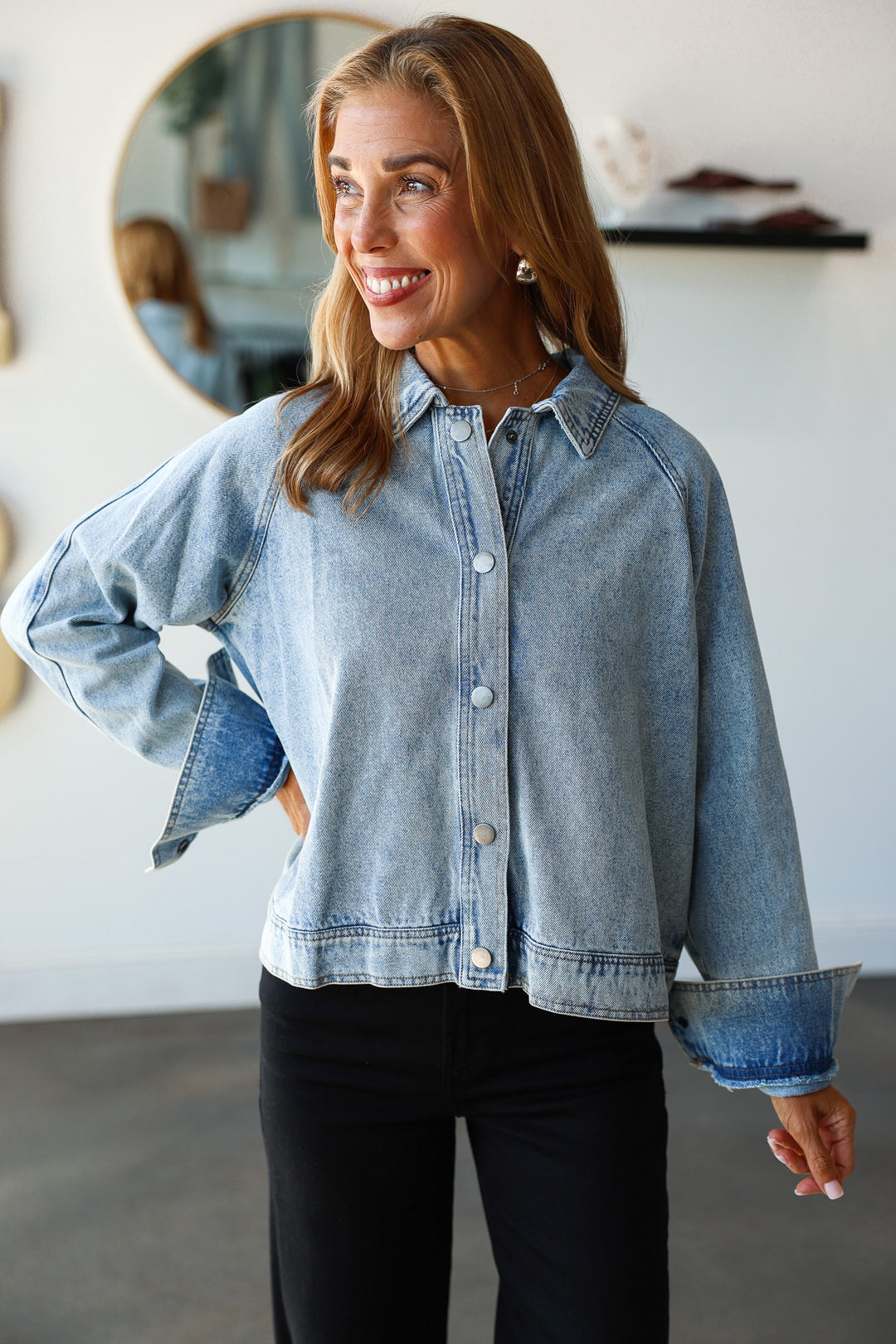 Washed Denim Jacket