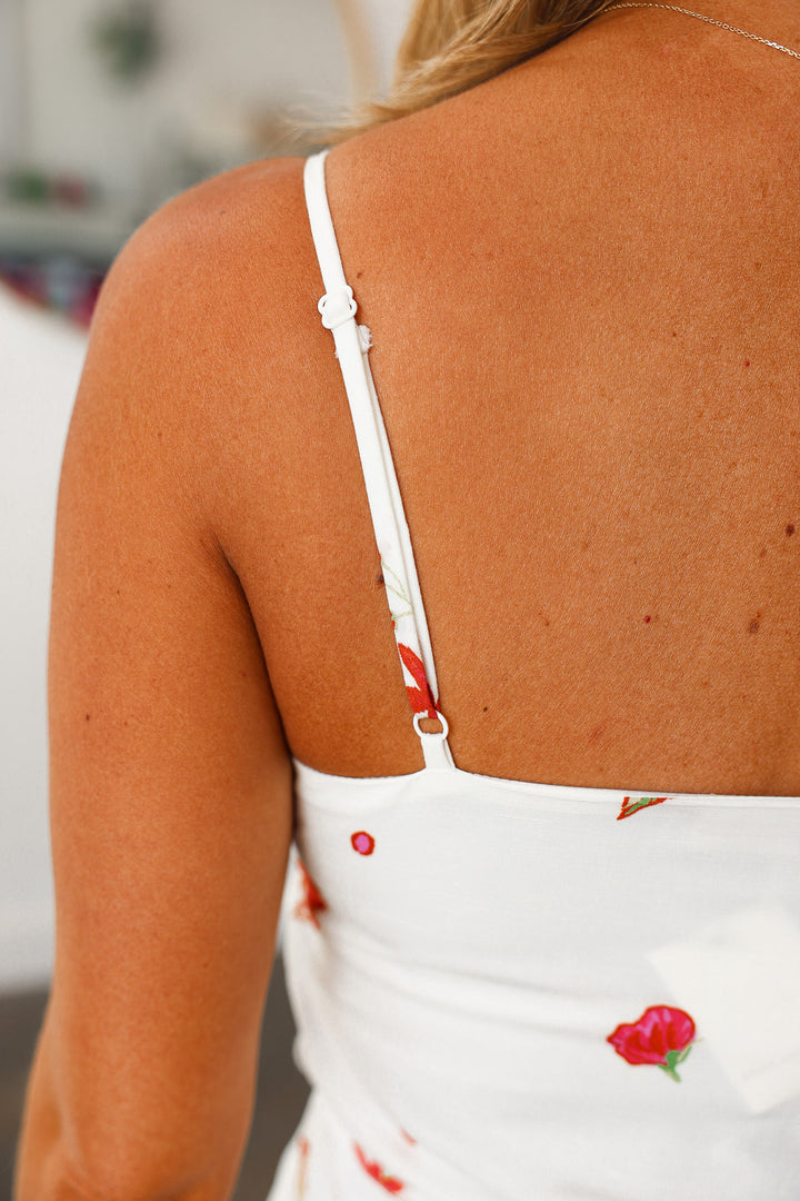 Border Printed Midi Dress