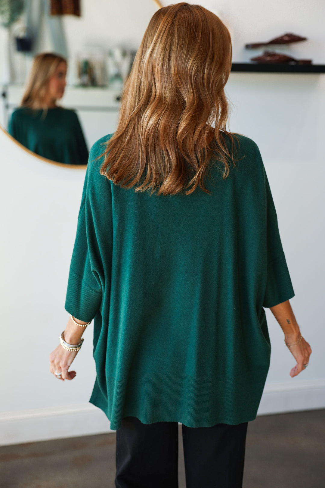 Oversized Sweater - Pine Green