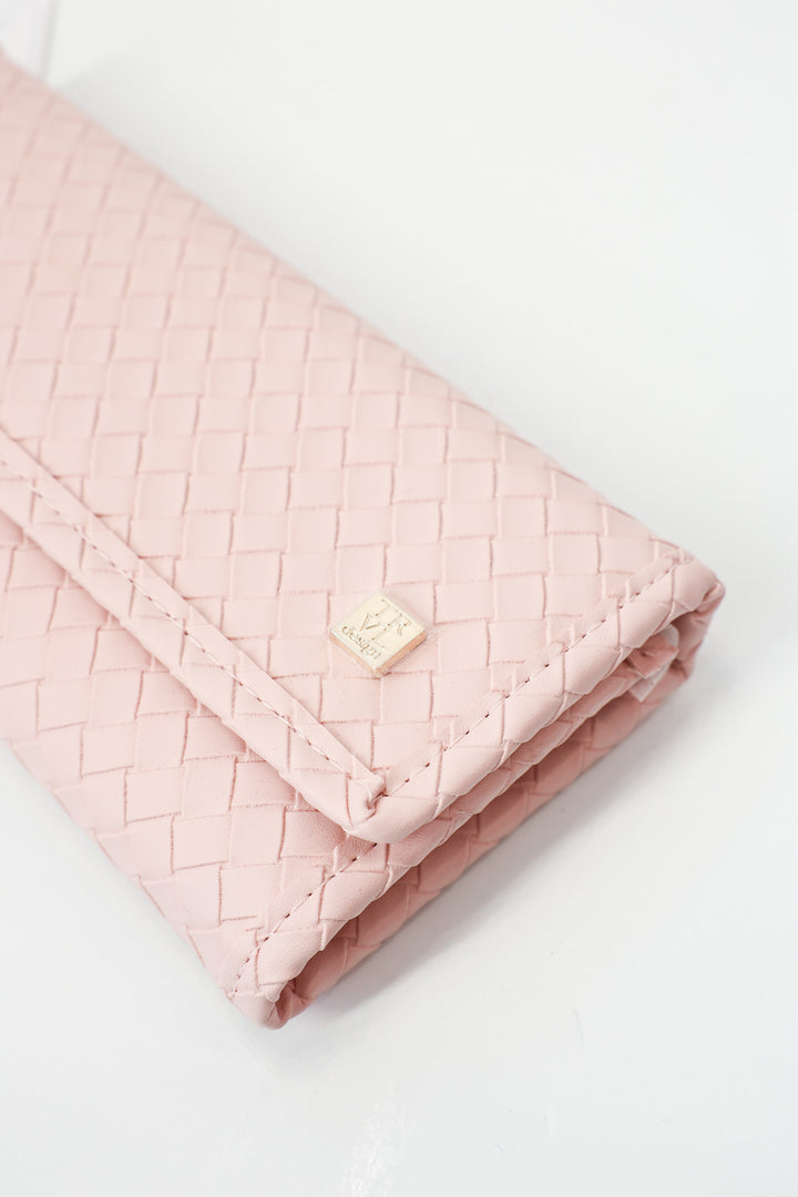 Luxe Jewelry Wallet - Woven Shell