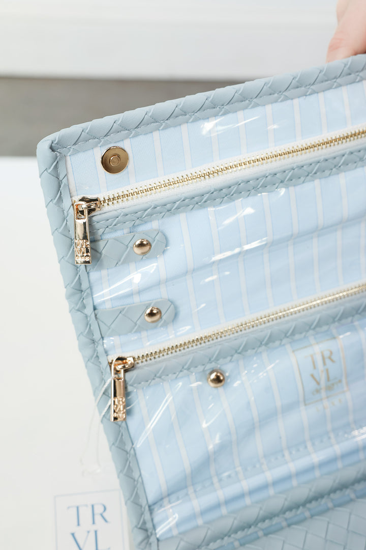 Luxe Jewelry Wallet - Woven Surf