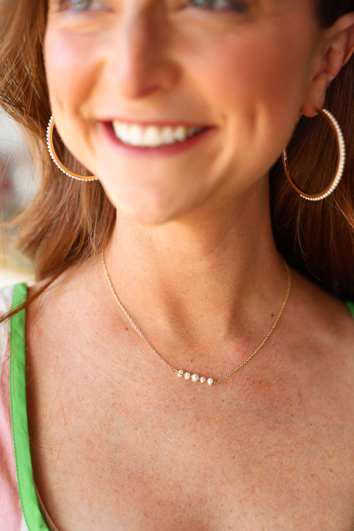 Pearl Bar Necklace