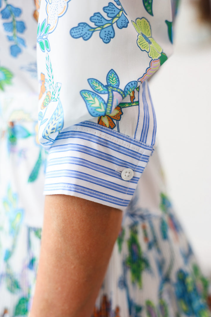 Printed Tiered Skirt Dress