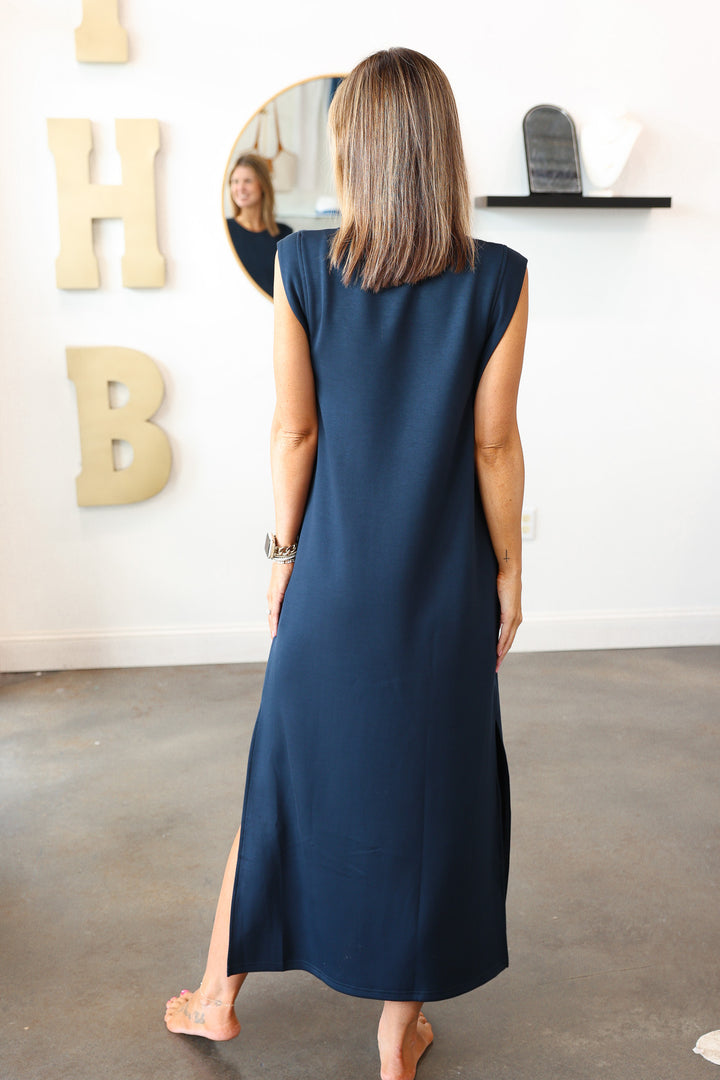 Shift Maxi Dress - Navy