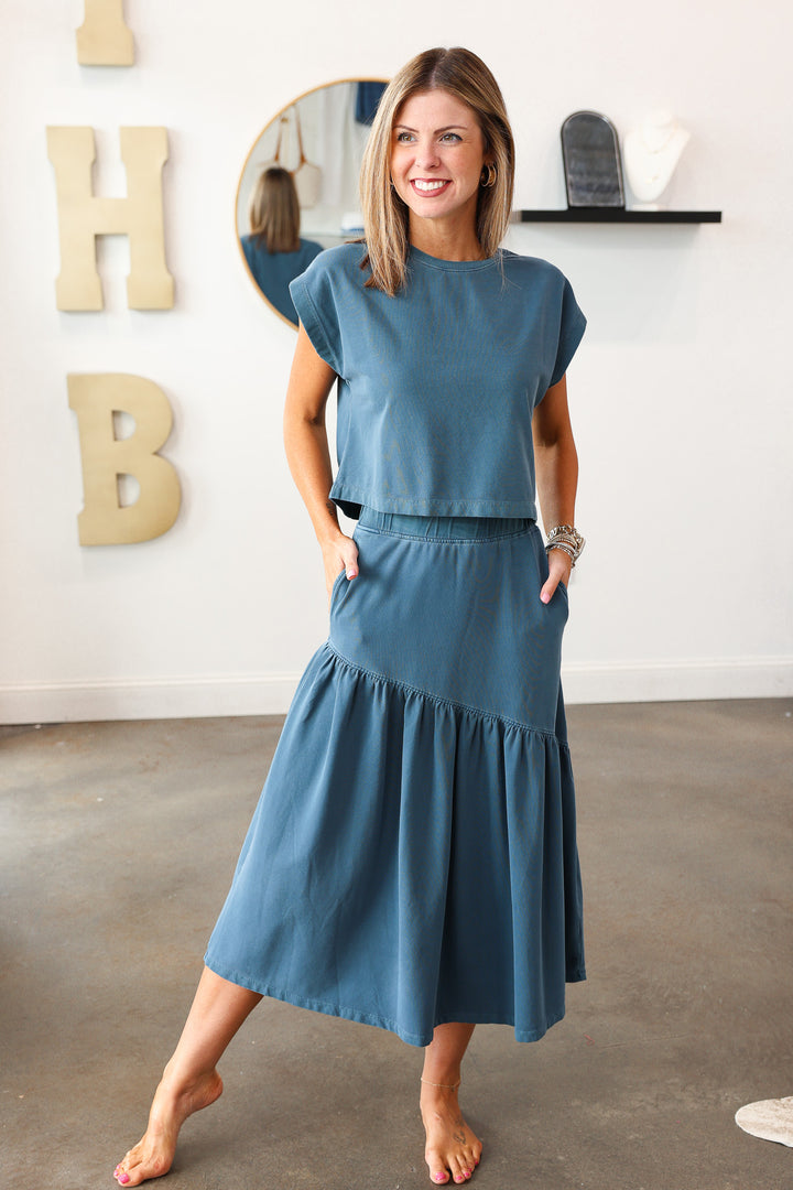 Teal Set - Skirt