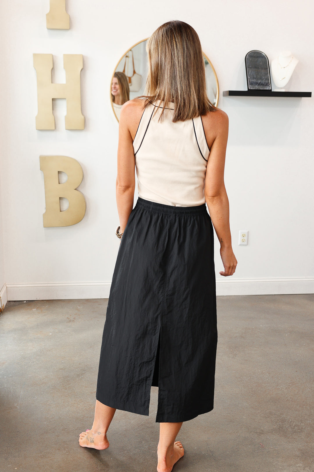 Steve Madden Danielle Skirt - Black/White