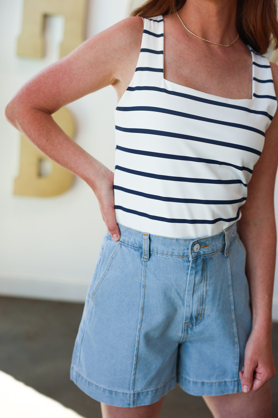 Denim Shorts - Blue