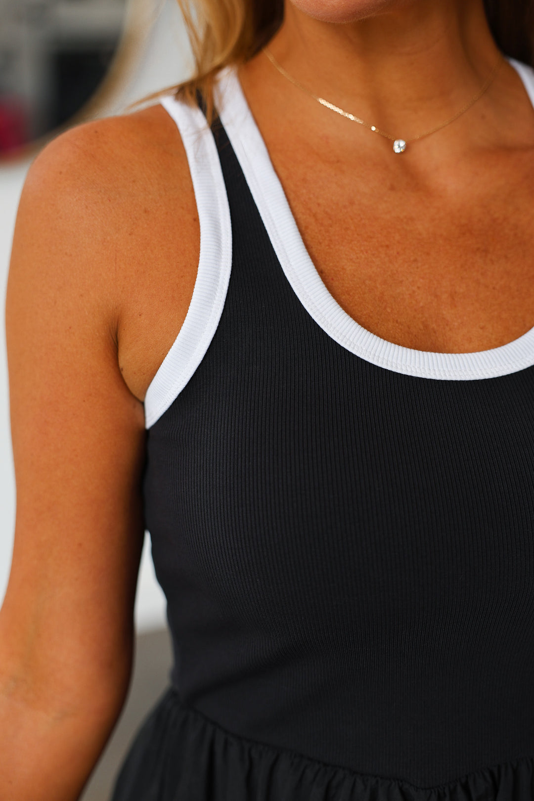 Steve Madden Tottenham Dress - Black/White