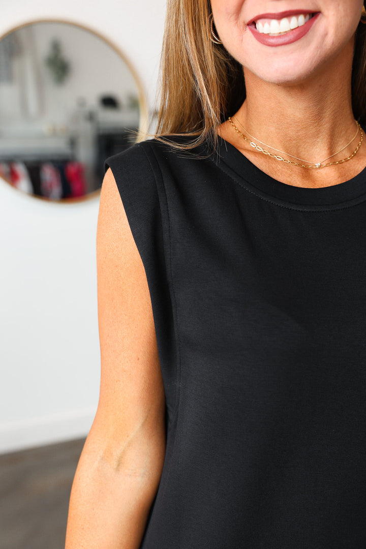 Shift Maxi Dress - Black
