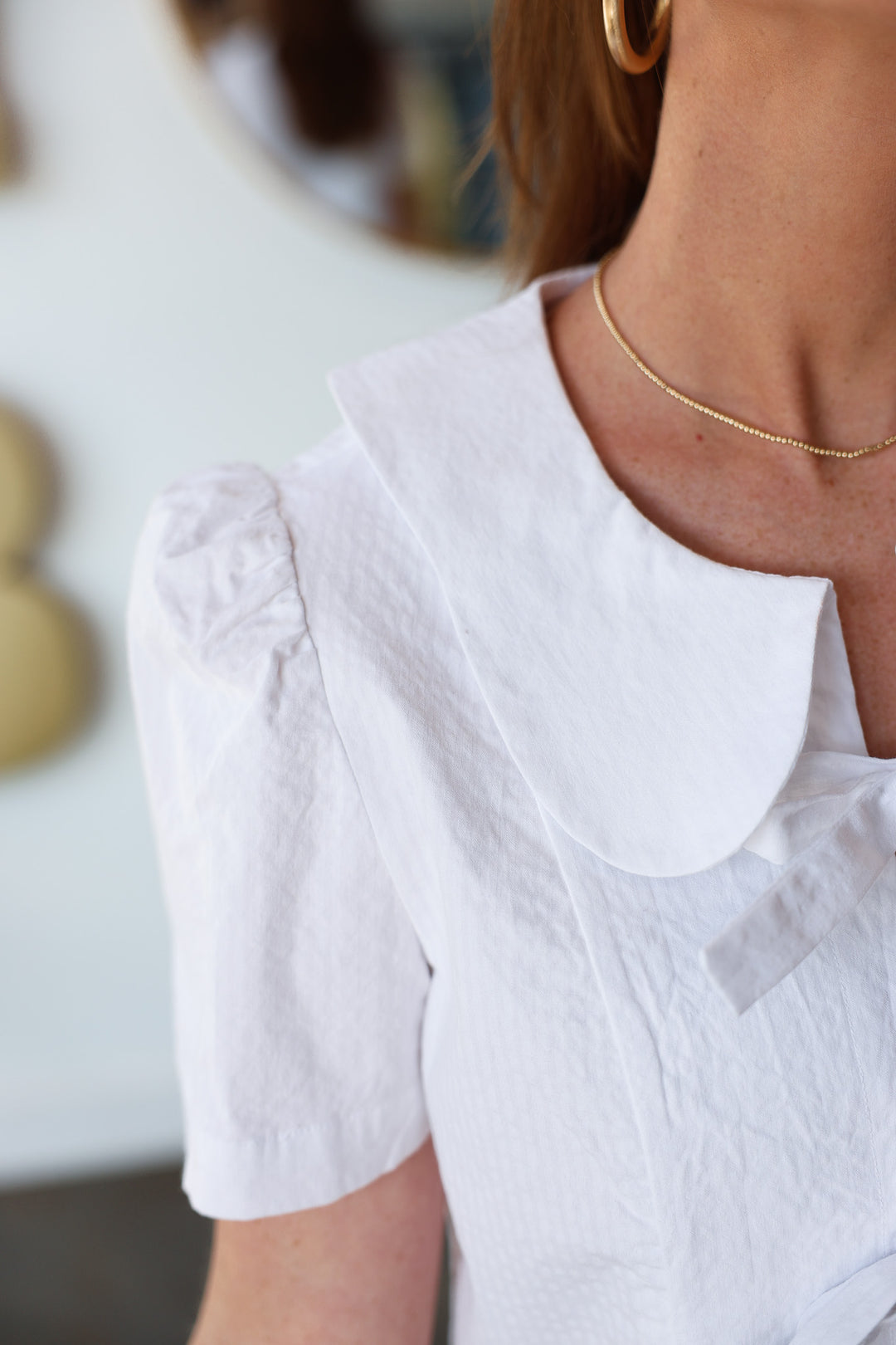 Steve Madden Barrette Top - White