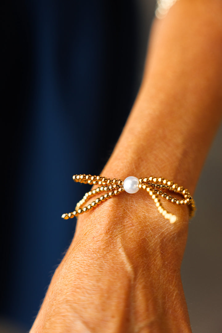 Bow Beaded Bracelet