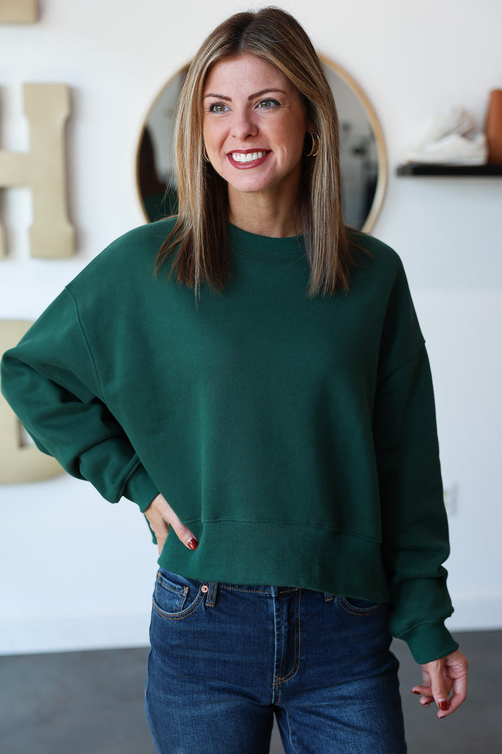 Oversized Sweatshirt - Hunter