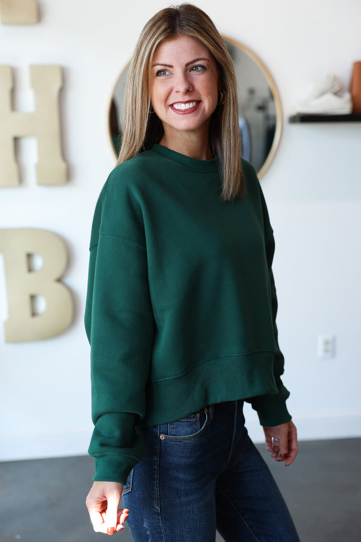 Oversized Sweatshirt - Hunter