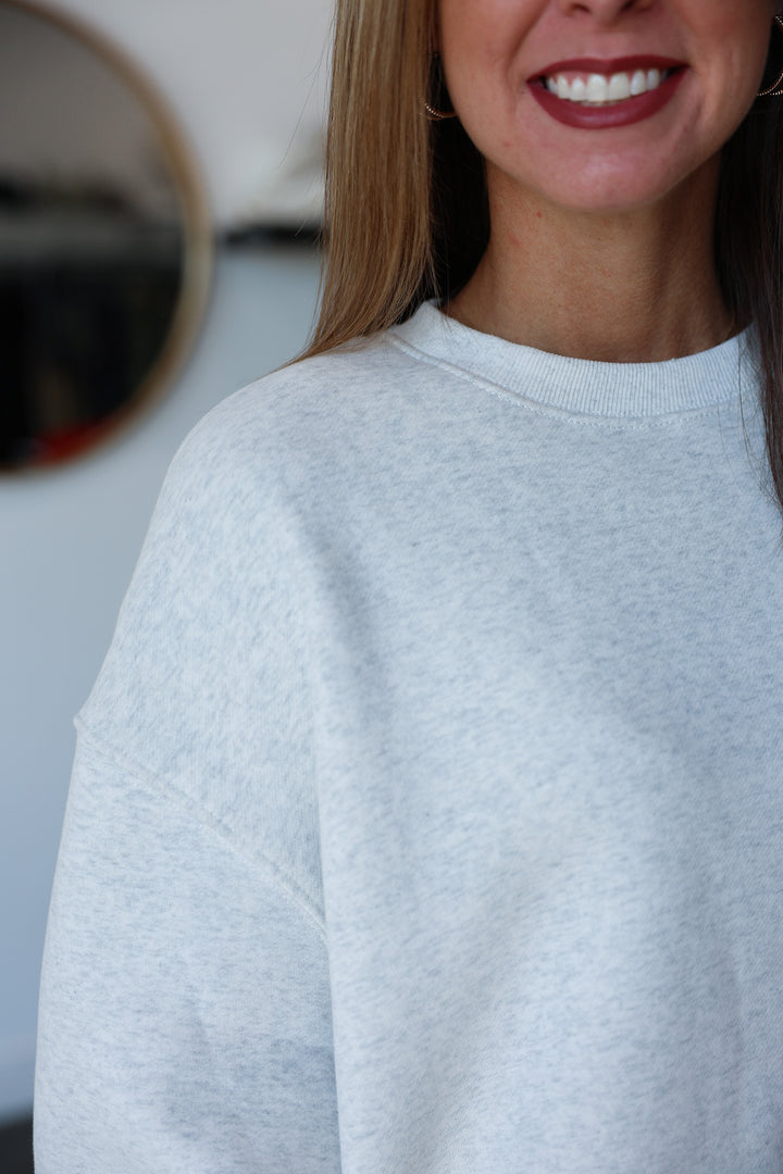 Oversized Sweatshirt - Gray