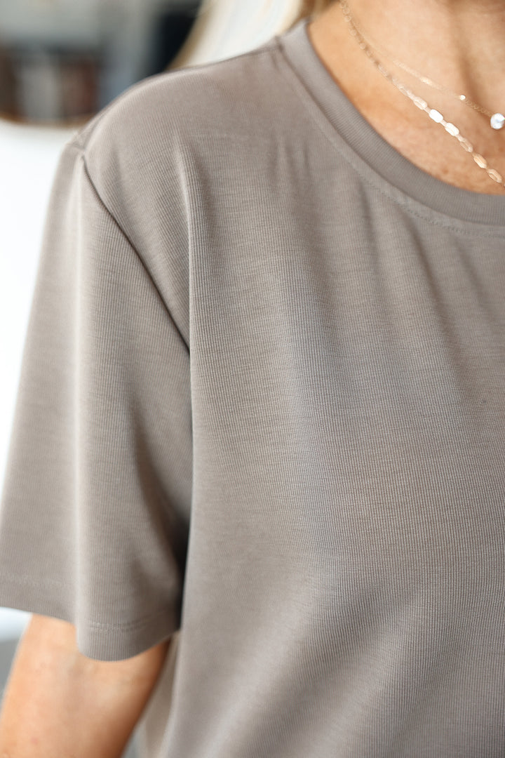 Soft Crew Tee - Mocha