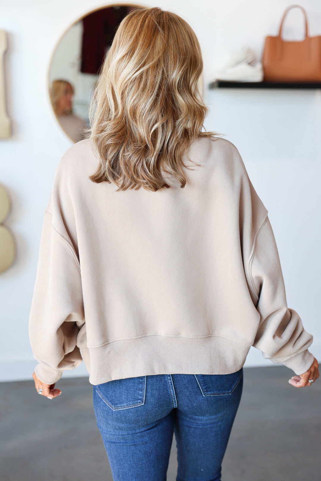 Oversized Sweatshirt - Mocha