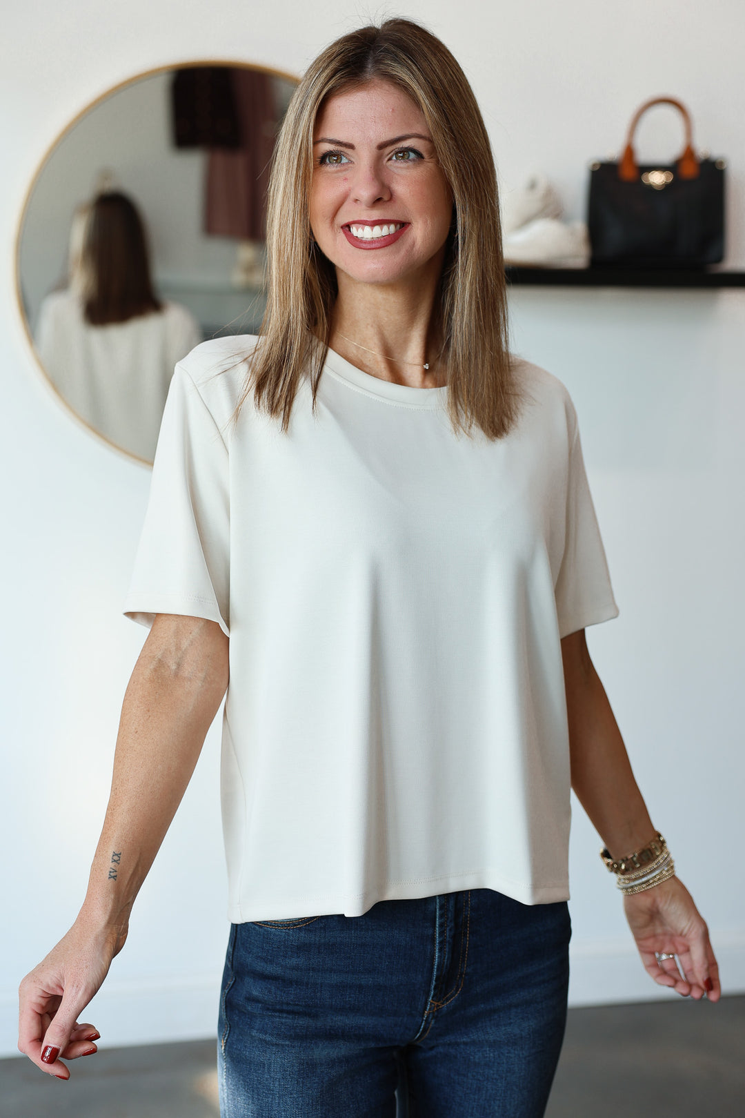 Soft Crew Tee - Ivory