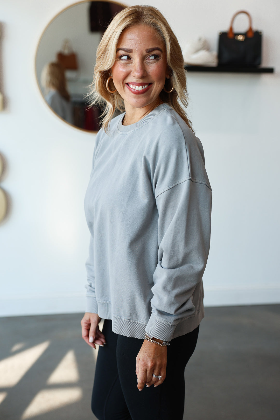 French Terry Sweatshirt - Gray