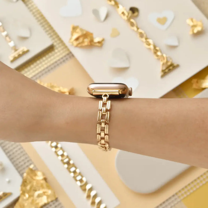 Square Gold Bracelet Apple Watch Strap