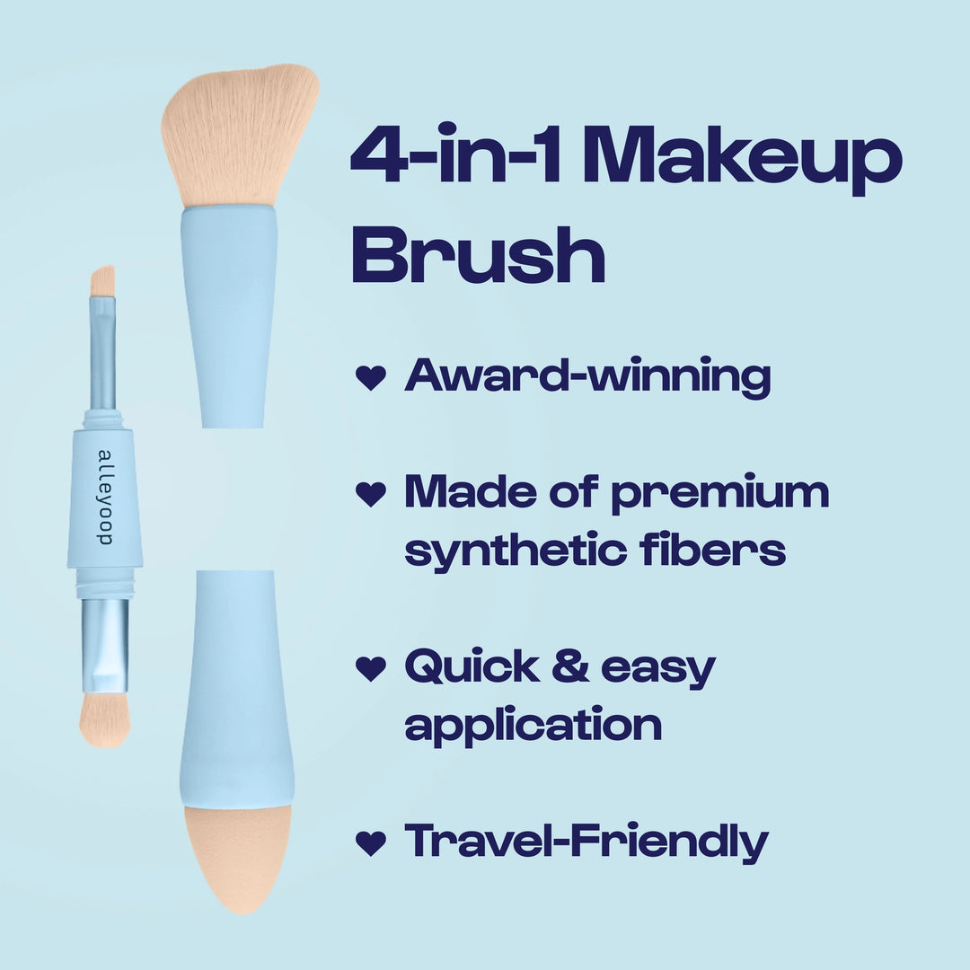 Alleyoop Multi-Tasker - 4-in-1 Makeup Brushes