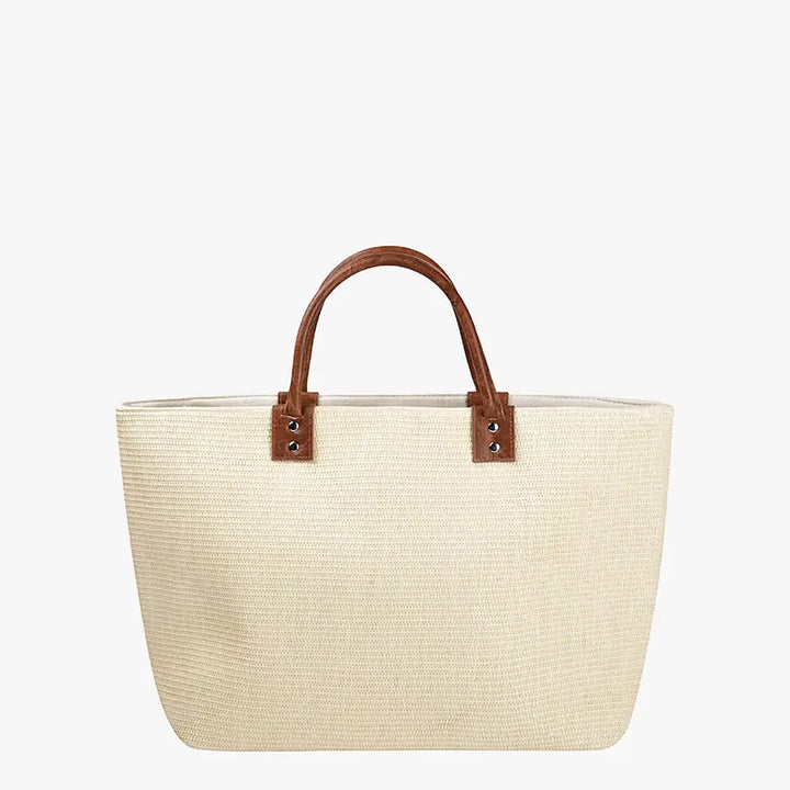 Large Straw Tote - Light