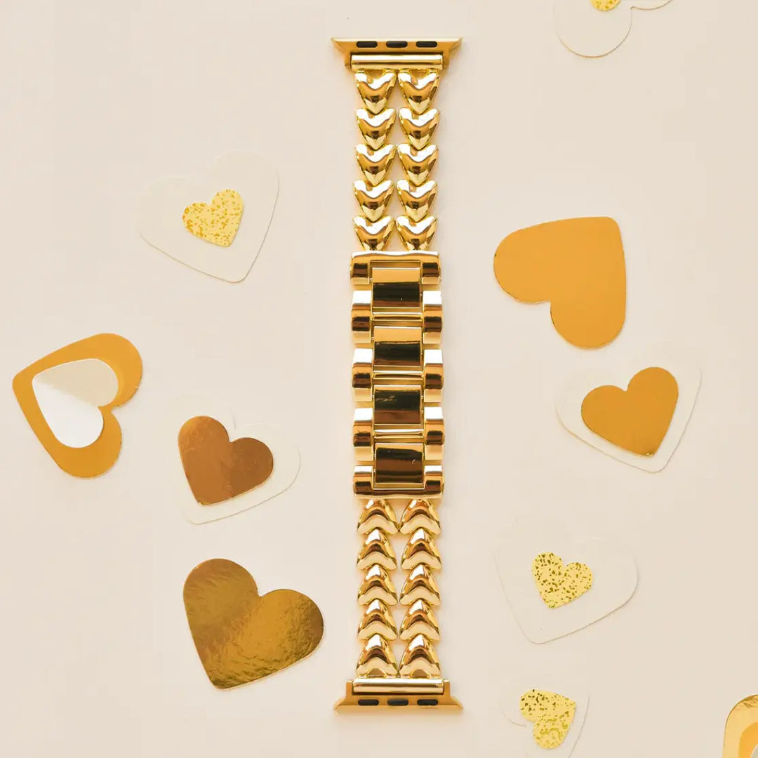 Stainless Steel Apple Watch Strap - Gold