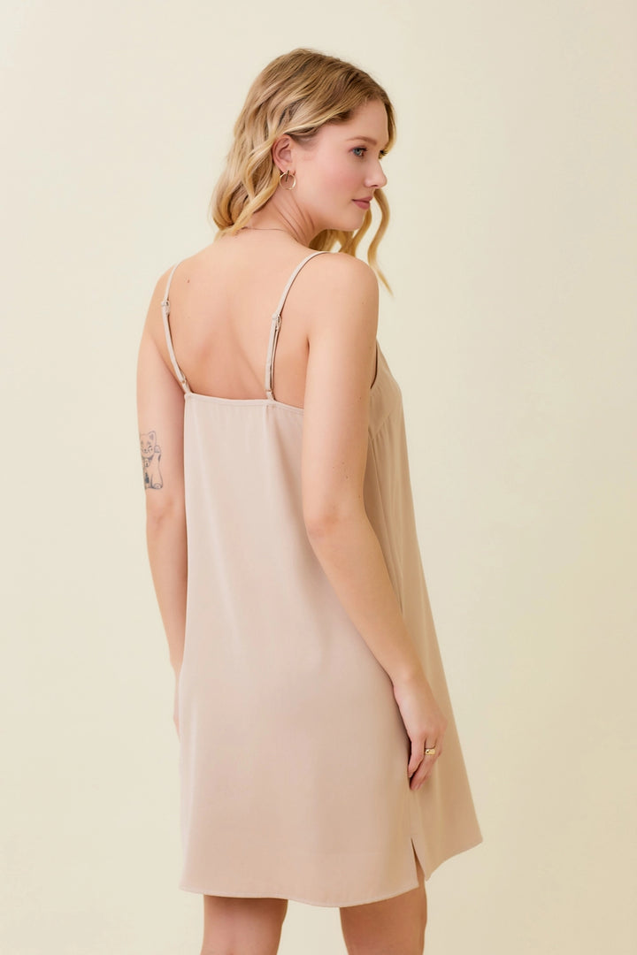 Slip Dress - Sand