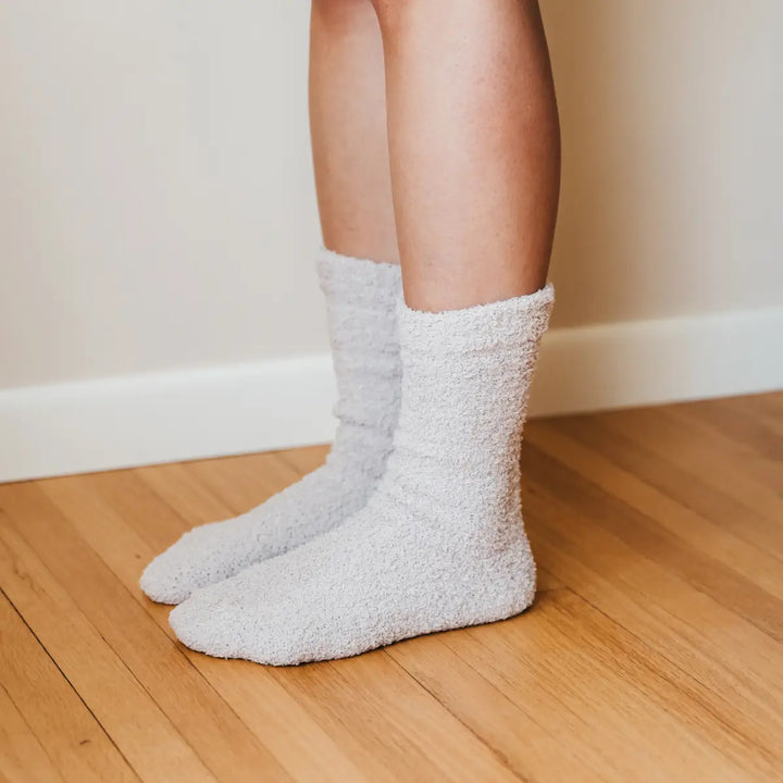 Cozy Cloud Socks - Ivory