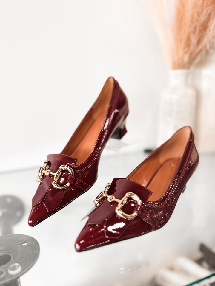 Exé Victoria Heel - Burgundy