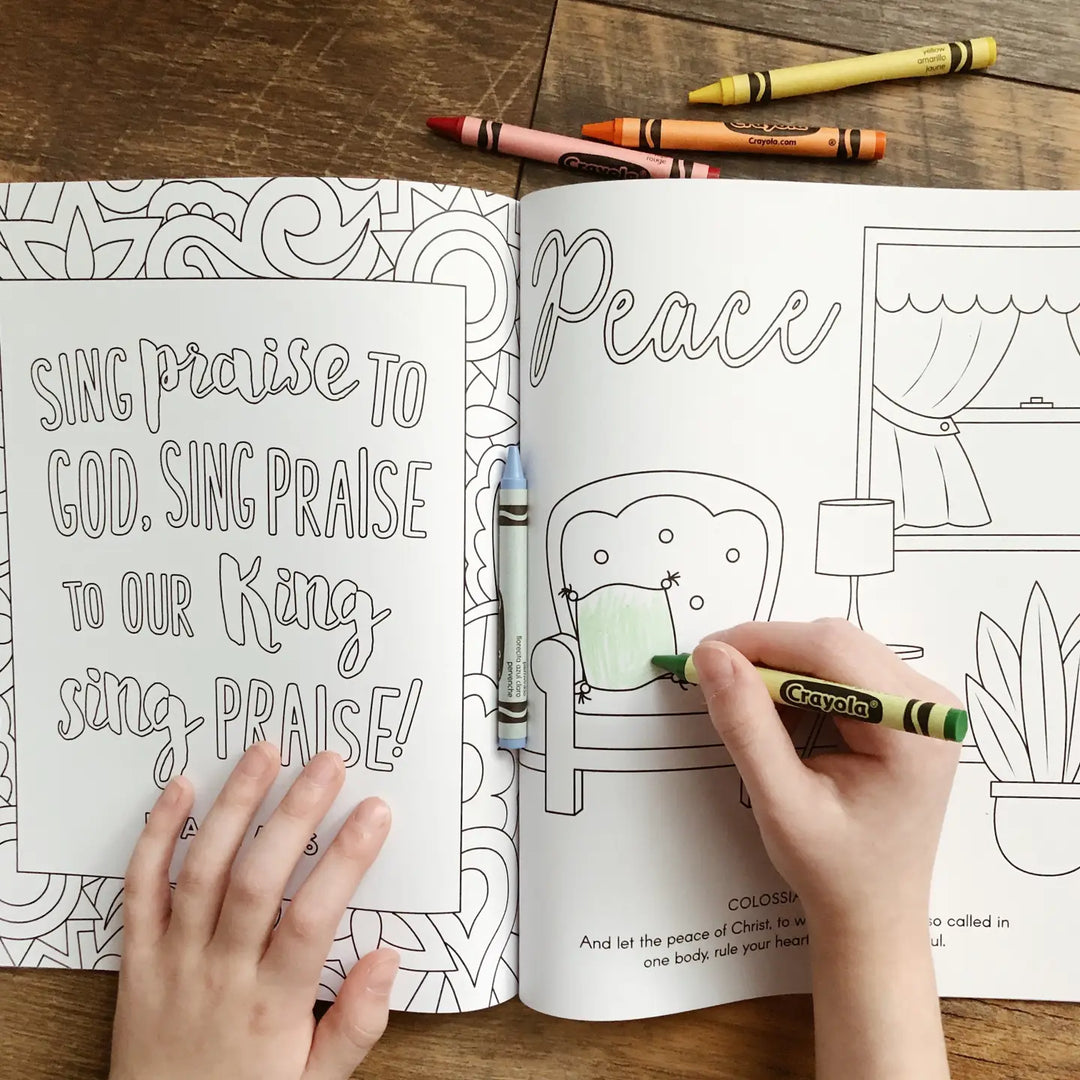 Colored with Grace - Kids Coloring Book